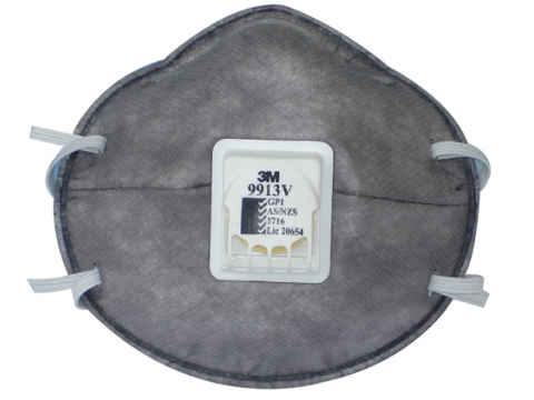 3M 9913V P1帶閥活性碳口罩