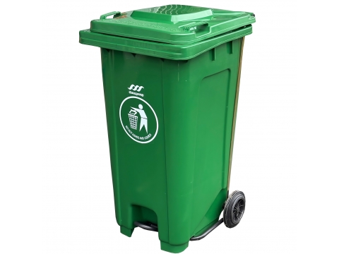 二輪腳踏垃圾桶 240L